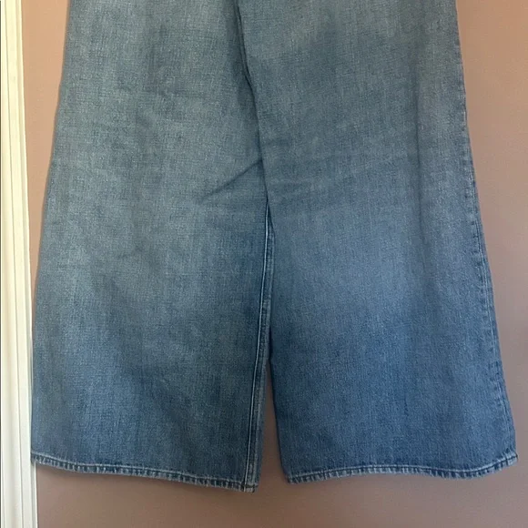 J.Crew High Rise Super Wide Leg Light Washed Size 29 - Picture 5 of 11